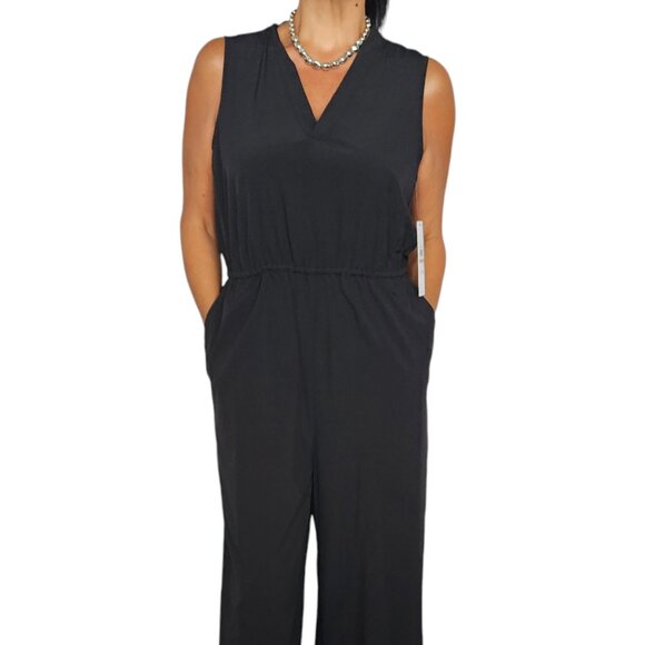 Calvin Klein Women's Tie Waist Jumpsuit Size 12 - Picture 1 of 5